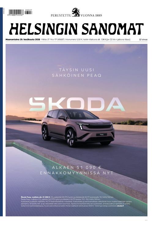 Helsingin Sanomat 29.6.2026