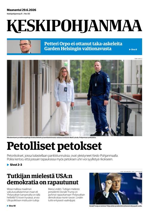 Keskipohjanmaa 29.6.2026