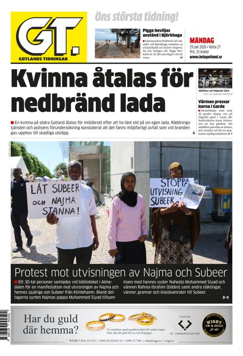 Gotlands Tidningar 29.6.2026