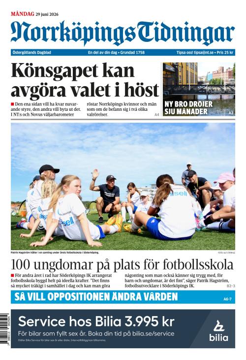 Norrköpings Tidningar 29.6.2026