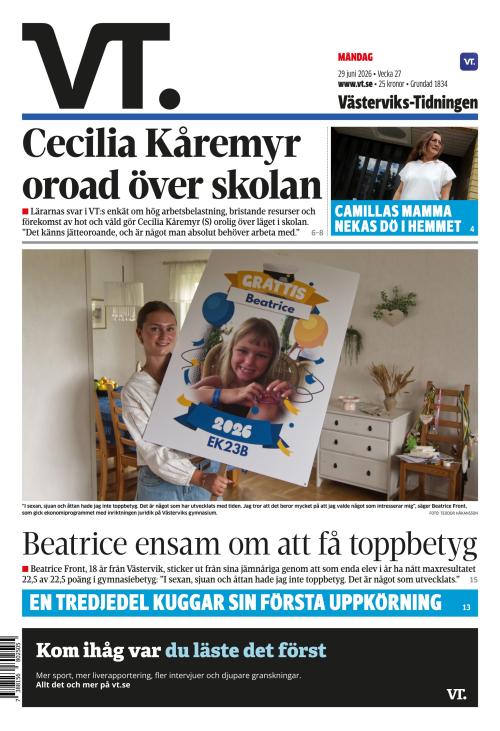 Västerviks-Tidningen 29.6.2026