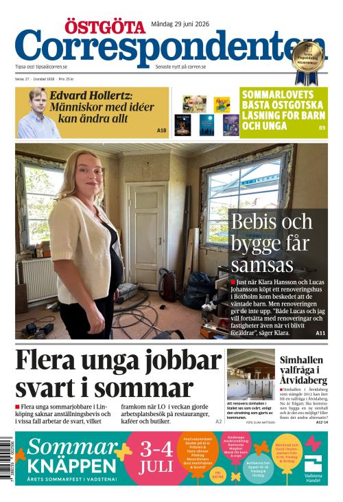 Östgöta Correspondenten 29.6.2026