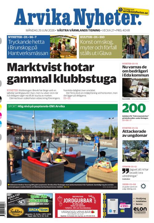 Arvika Nyheter 29.6.2026