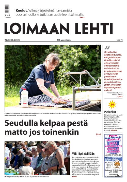 Loimaan Lehti 30.6.2026