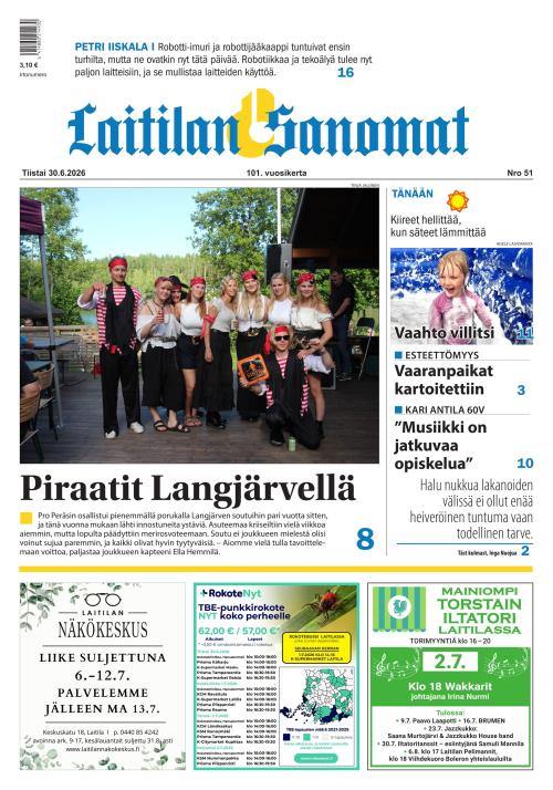 Laitilan Sanomat 30.6.2026