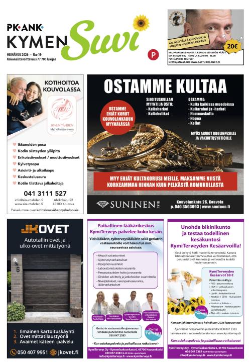 Kaupunkilehti Pohjois-Kymenlaakso 1.7.2026