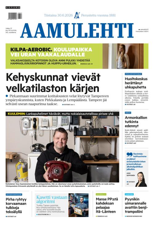 Aamulehti 30.6.2026