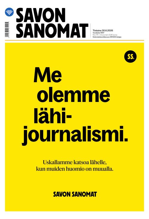 Savon Sanomat 30.6.2026