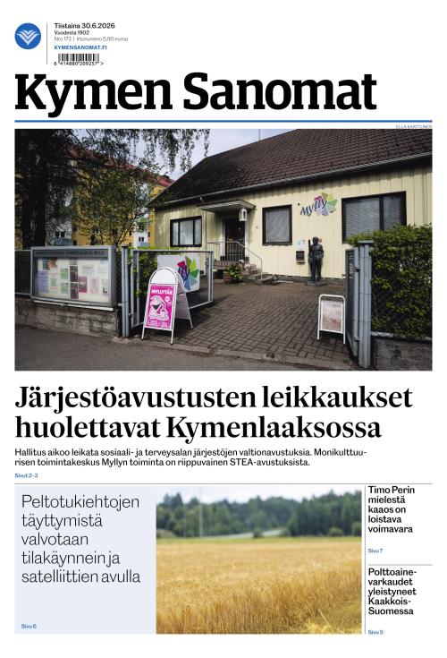 Kymen Sanomat 30.6.2026