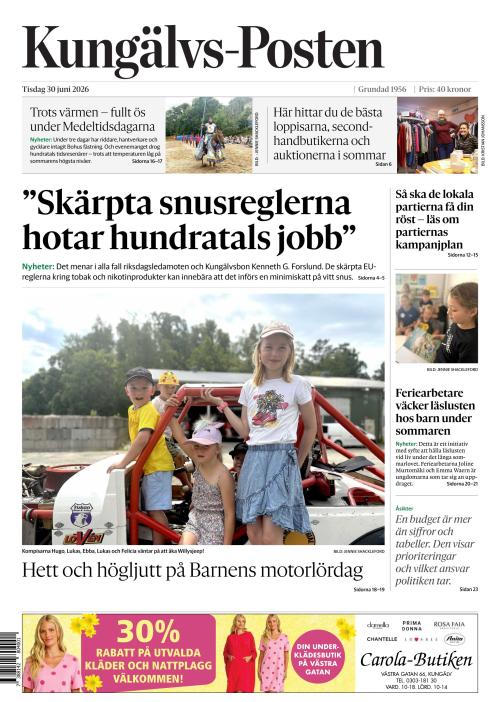 Kungälvs-Posten 30.6.2026