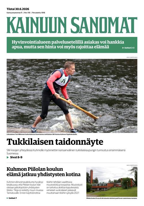 Kainuun Sanomat 30.6.2026