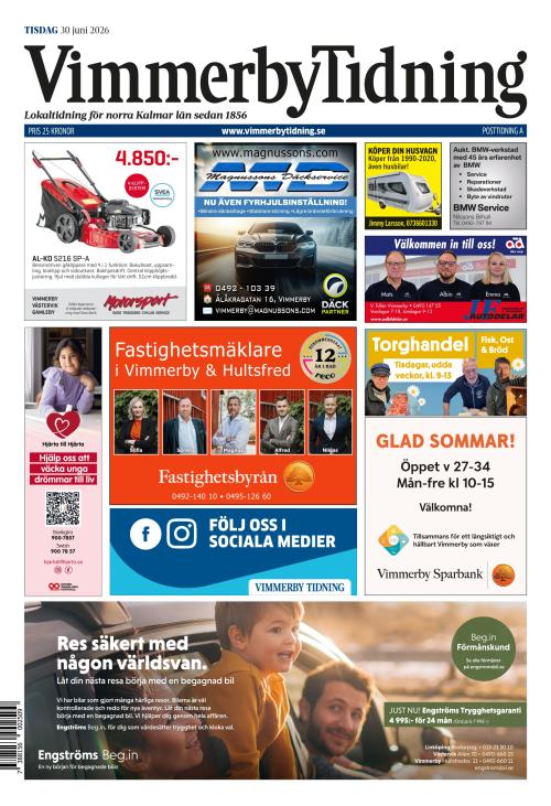 Vimmerby Tidning / Kinda-Posten 30.6.2026