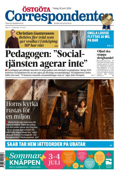 Östgöta Correspondenten 30.6.2026