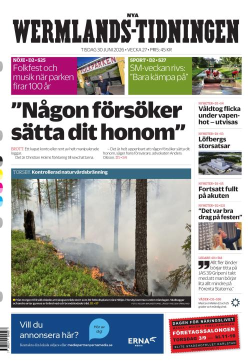 Nya Wermlands-Tidningen 30.6.2026