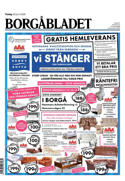 Borgåbladet 30.6.2026