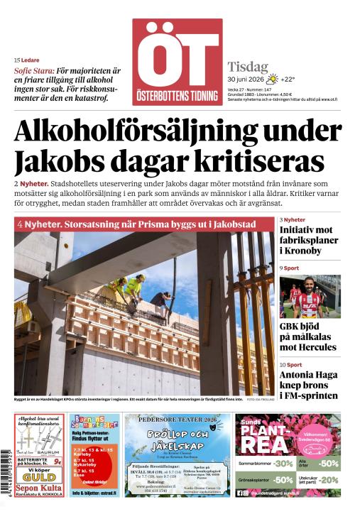 Österbottens Tidning 30.6.2026