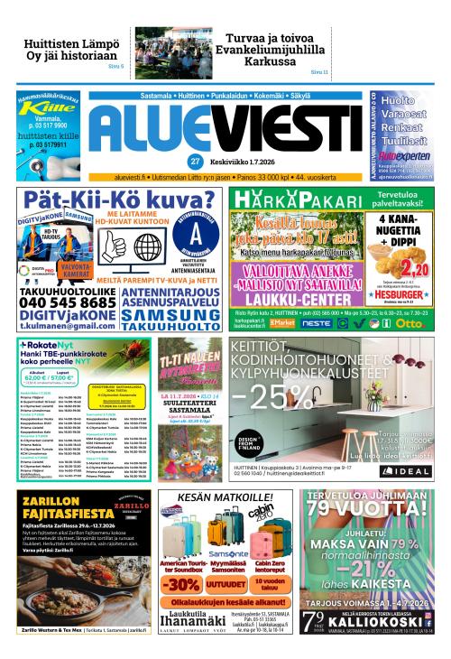 Alueviesti 1.7.2026