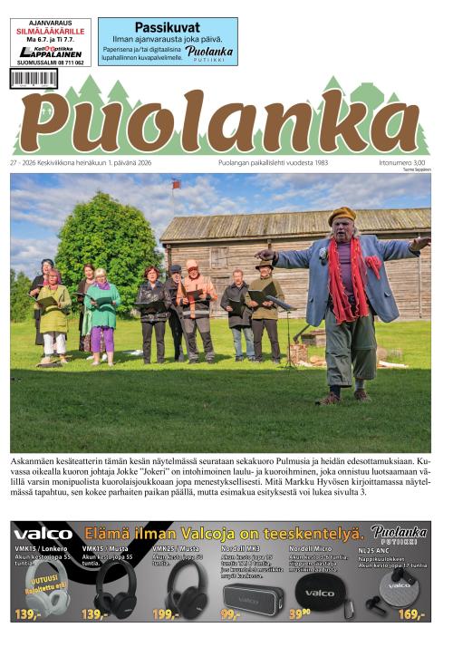 Puolanka-lehti 1.7.2026