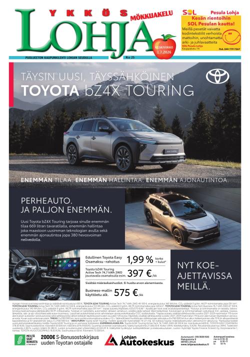 Kaupunkilehti Ykkös-Lohja 27/2026
