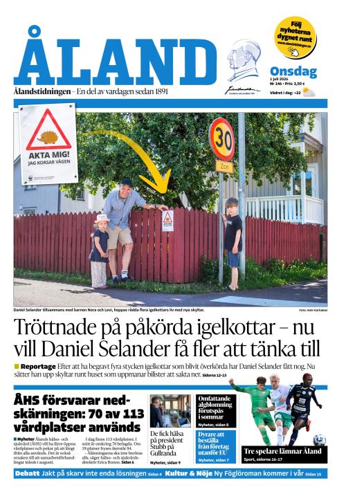 Ålandstidningen 1.7.2026