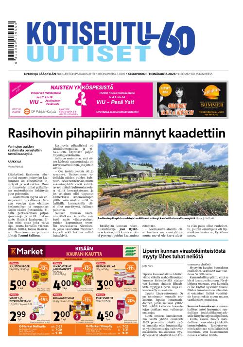 Kotiseutu-uutiset 1.7.2026
