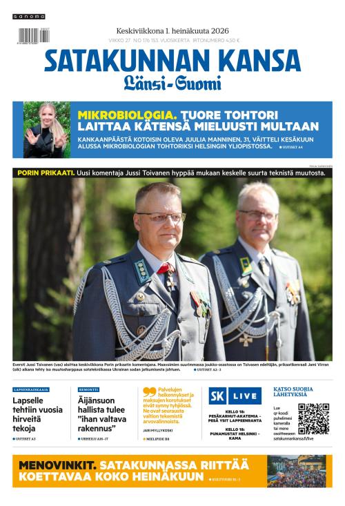 Satakunnan Kansa Länsi-Suomi 1.7.2026