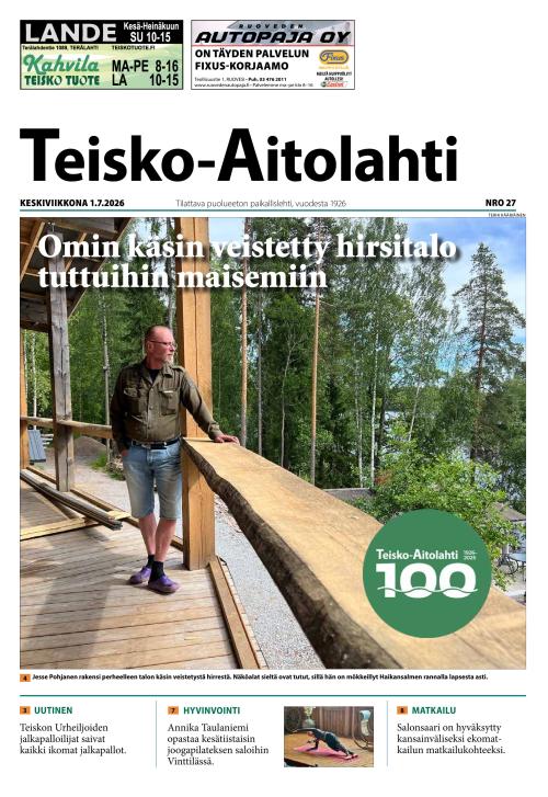 Teisko-Aitolahti 1.7.2026