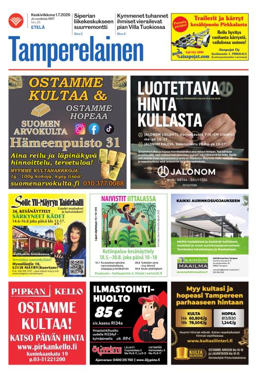 Tamperelainen 1.7.2026