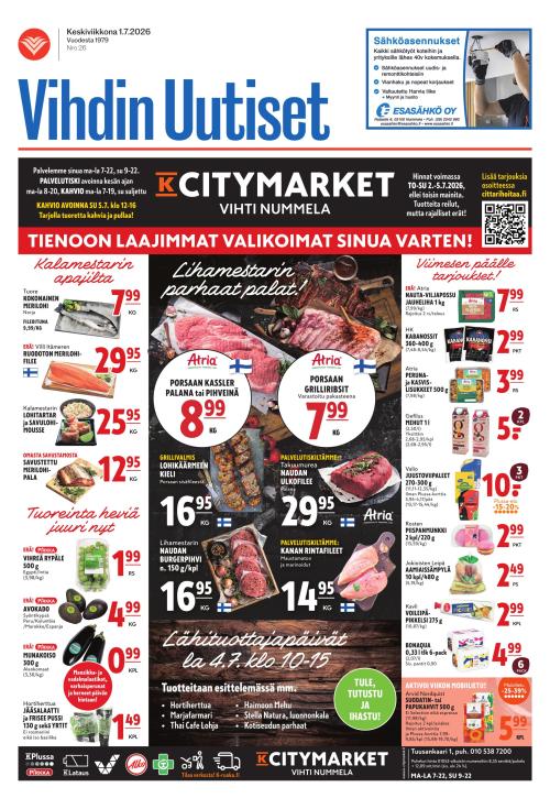 Vihdin uutiset 1.7.2026