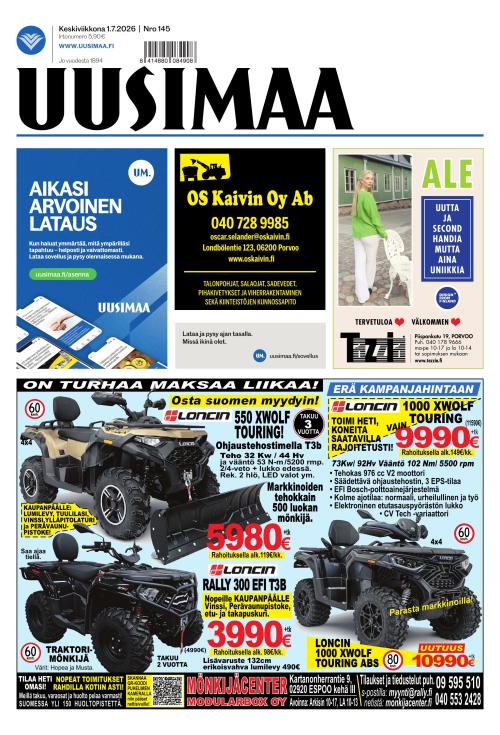 Uusimaa 1.7.2026