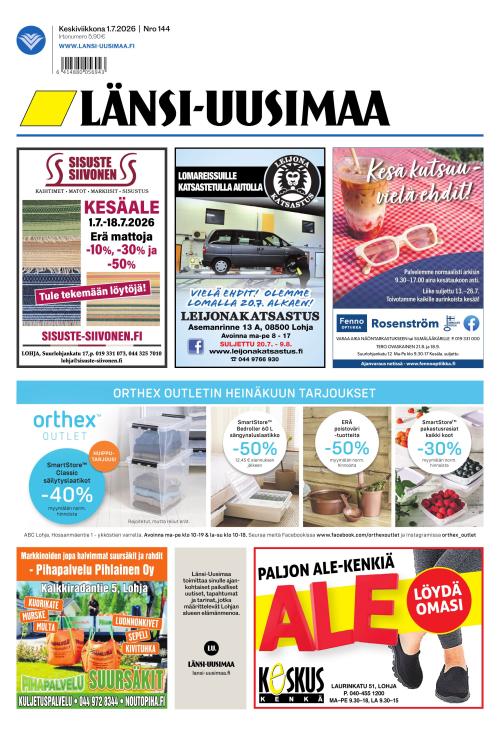 Länsi-Uusimaa 1.7.2026