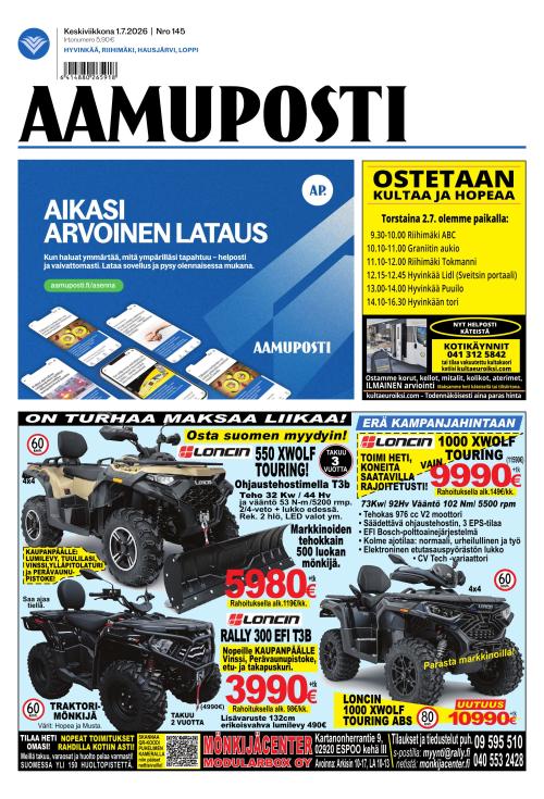 Aamuposti 1.7.2026