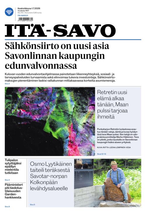 Itä-Savo 1.7.2026