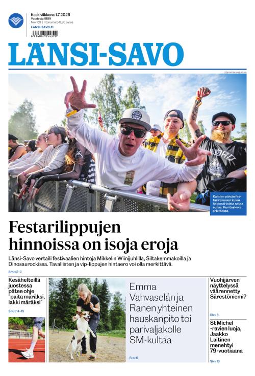 Länsi-Savo 1.7.2026