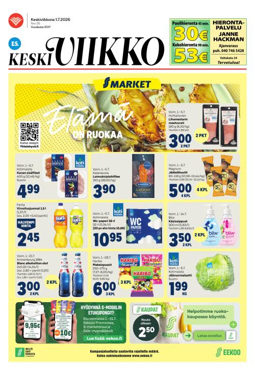 ES Keskiviikko (Etelä-Saimaa -liitteet) 1.7.2026