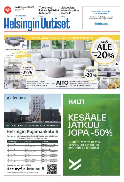 Helsingin Uutiset (Koillinen) 1.7.2026