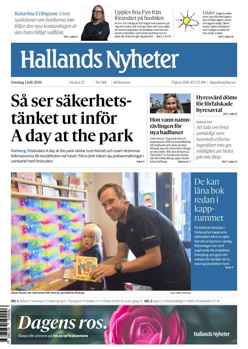 Hallands Nyheter 1.7.2026