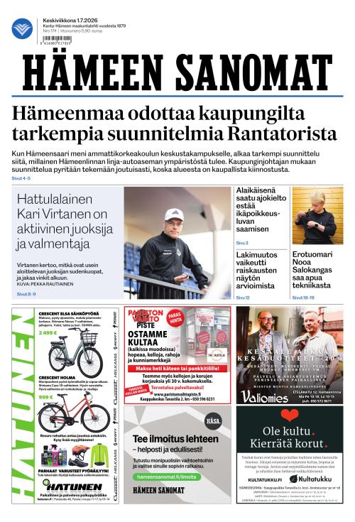 Hämeen Sanomat 1.7.2026