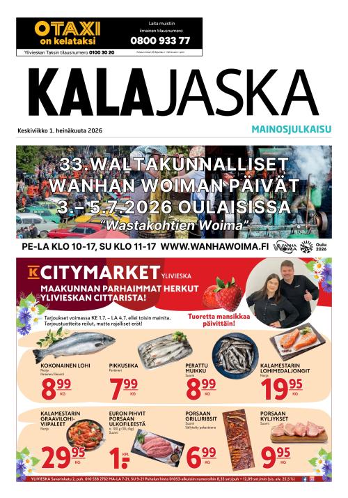 Kalajokilaakso ja Kalajaska 1.7.2026