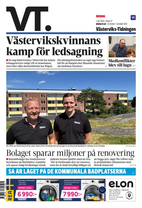 Västerviks-Tidningen 1.7.2026