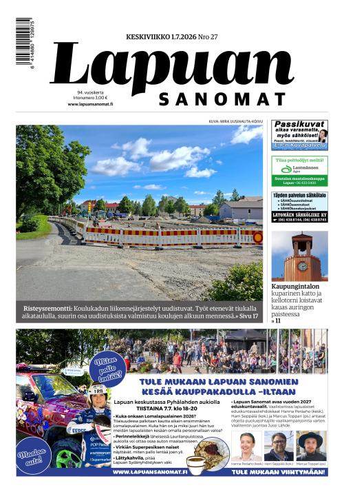Lapuan Sanomat 1.7.2026