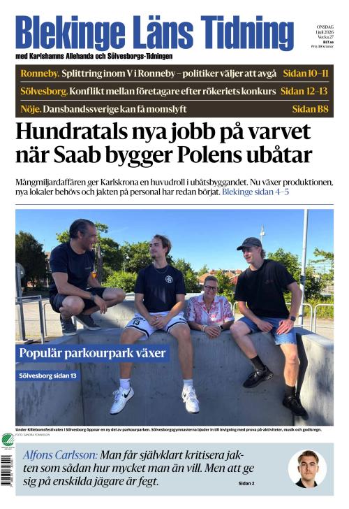 Blekinge Läns Tidning 1.7.2026