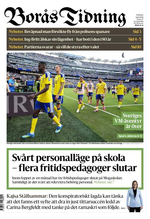 Borås Tidning 1.7.2026