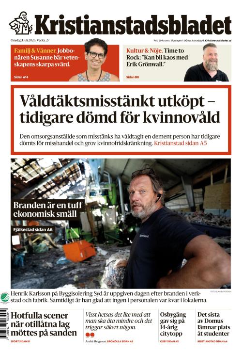Kristianstadsbladet 1.7.2026