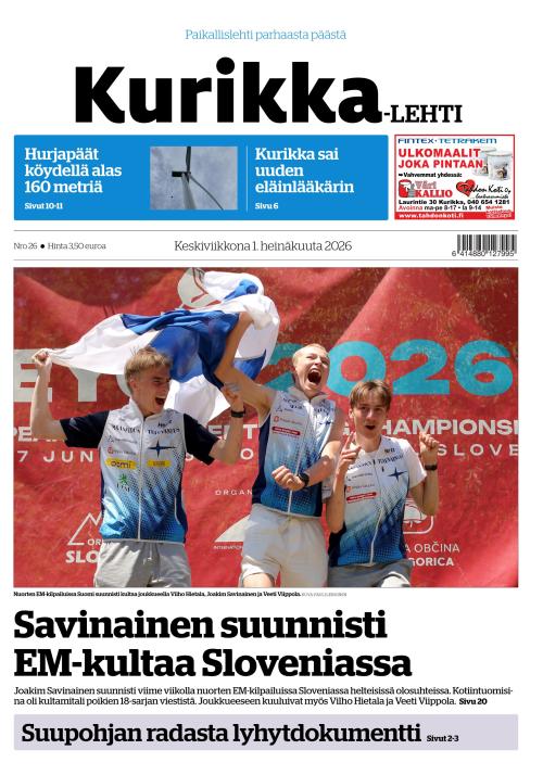Kurikka-lehti 1.7.2026
