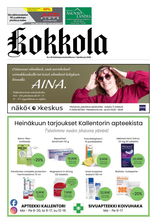 Kokkola-lehti 1.7.2026