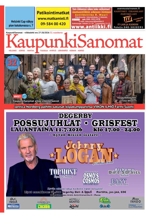 Kaupunkisanomat 3.7.2026