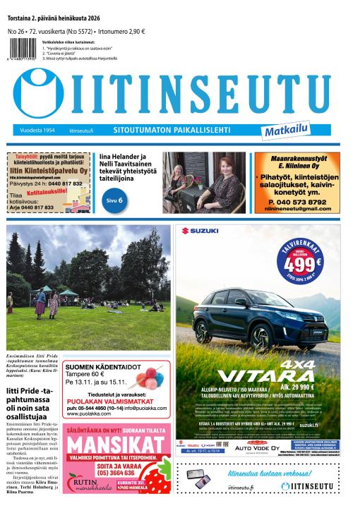 Iitinseutu 2.7.2026