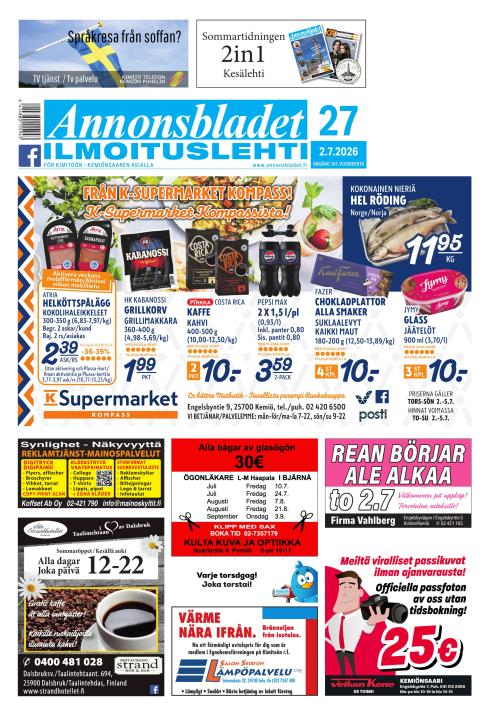 Annonsbladet 2.7.2026