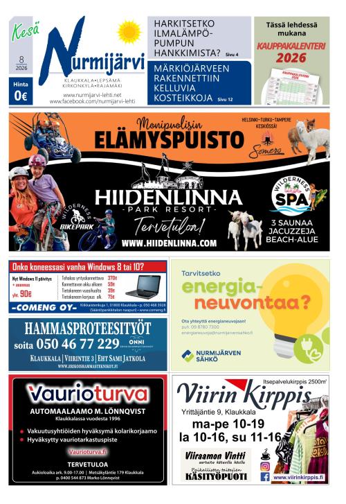 Nurmijärvi-lehti 2.7.2026